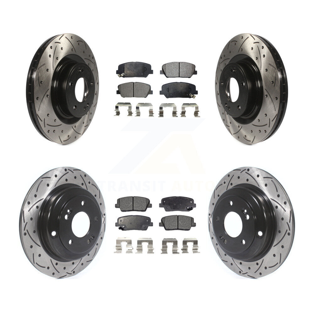 Disc Rotors and Ceramic Brake Pads Kit-KDT-100364 - Kit.bestparts.ca Kit.bestparts.ca