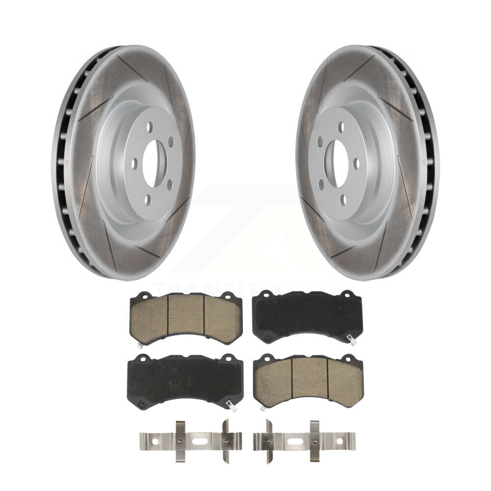 Coated Slotted Disc Rotors and Ceramic Brake Pads Kit-KGC-100131 - Kit.bestparts.ca Kit.bestparts.ca