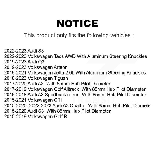 Wheel Bearing Hub Assembly Kit-K7T-105656 - Kit.bestparts.ca
