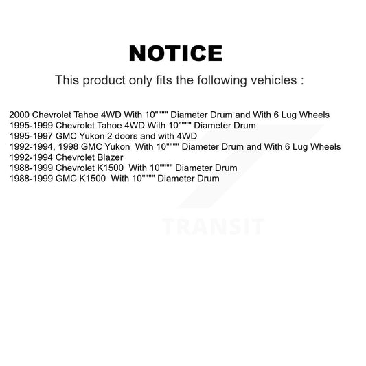 Brake Drum Kit-K8-101846 - Kit.bestparts.ca