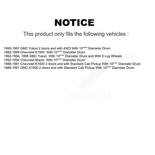 Brake Drum Kit-K8N-100289 - Kit.bestparts.ca