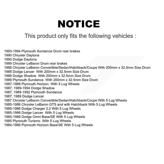 Brake Drum Kit-K8N-100294 - Kit.bestparts.ca