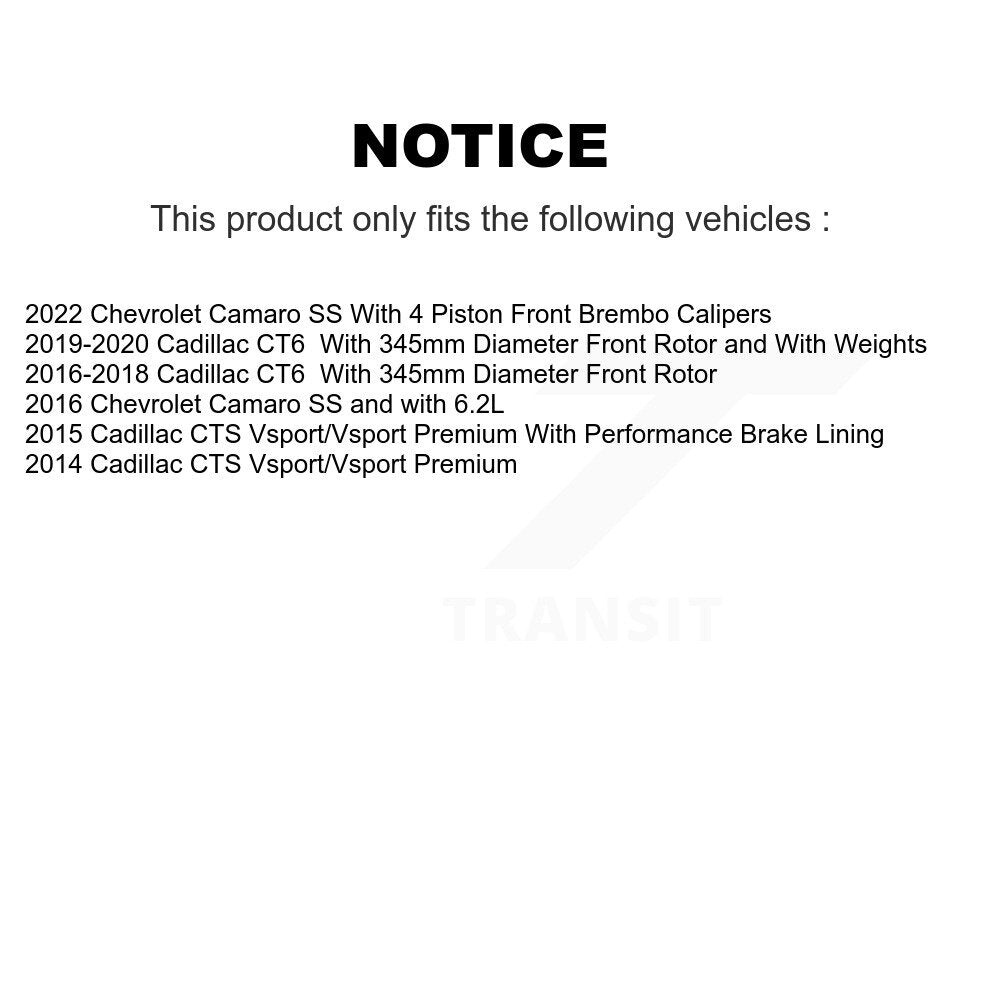 Disc Rotors and Ceramic Brake Pads Kit-K8T-105794 Kit.bestparts.ca