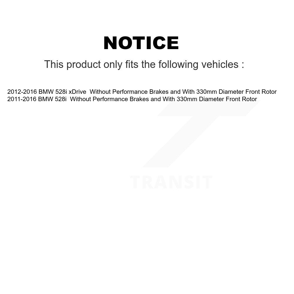 Disc Rotors and Brake Pads Kit-KCG-100471T - Kit.bestparts.ca Kit.bestparts.ca