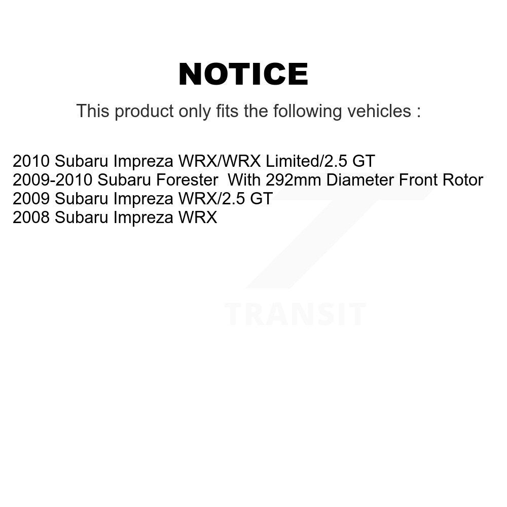 Disc Rotors and Brake Pads Kit-KCG-102608N - Kit.bestparts.ca Kit.bestparts.ca