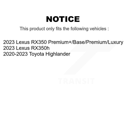 Disc Brake Rotor Kit-KD-100655 - Kit.bestparts.ca