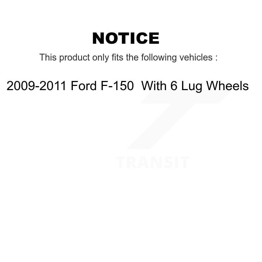 Coated Disc Rotors and Semi-Metallic Brake Pads Kit-KDA-103423 - Kit.bestparts.ca Kit.bestparts.ca