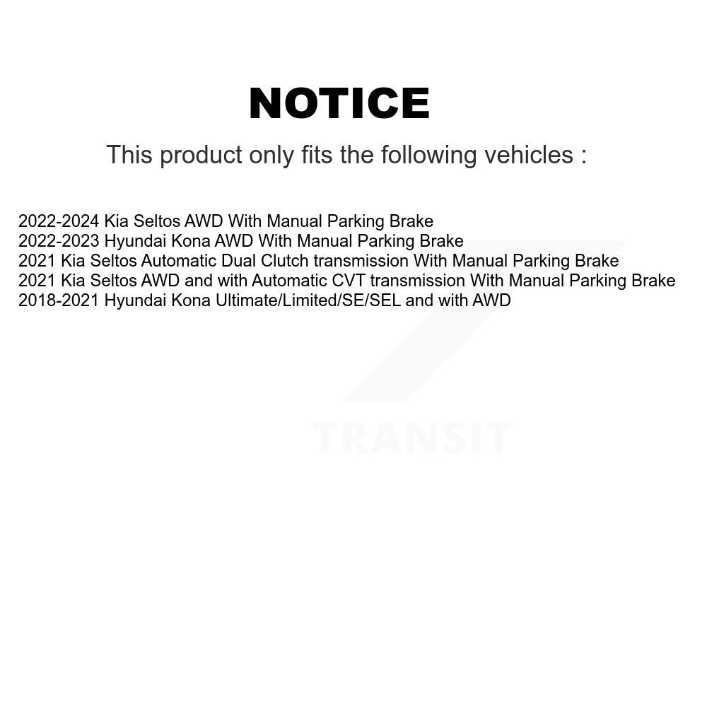 Coated Disc Rotors and Ceramic Brake Pads Kit-KDC-101686 Kit.bestparts.ca