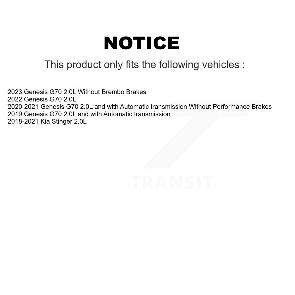 Disc Rotors and Semi-Metallic Brake Pads Kit-KDS-101167 - Kit.bestparts.ca Kit.bestparts.ca