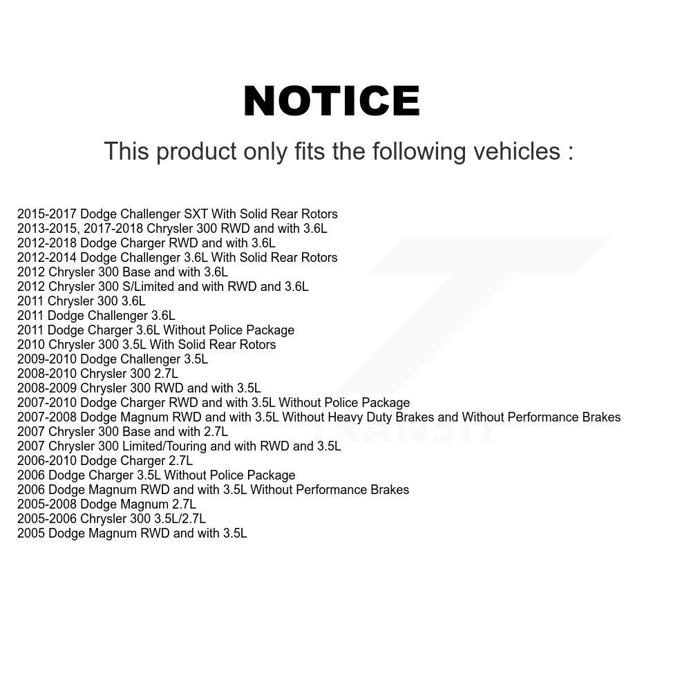 Coated Disc Rotors and Semi-Metallic Brake Pads Kit-KDS-101456 - Kit.bestparts.ca Kit.bestparts.ca