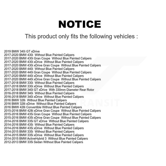 Coated Disc Rotors and Ceramic Brake Pads Kit-KDT-101479 - Kit.bestparts.ca