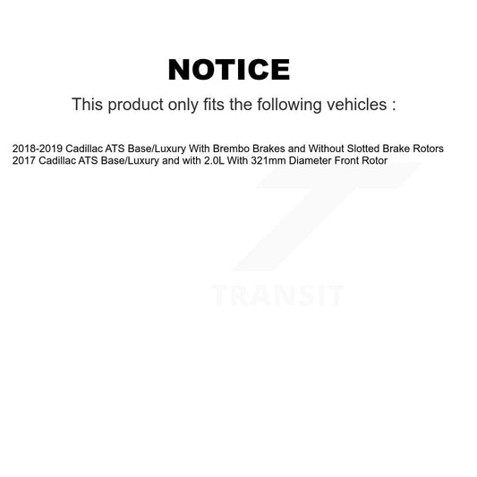 Disc Rotors and Ceramic Brake Pads Kit-KDT-101903