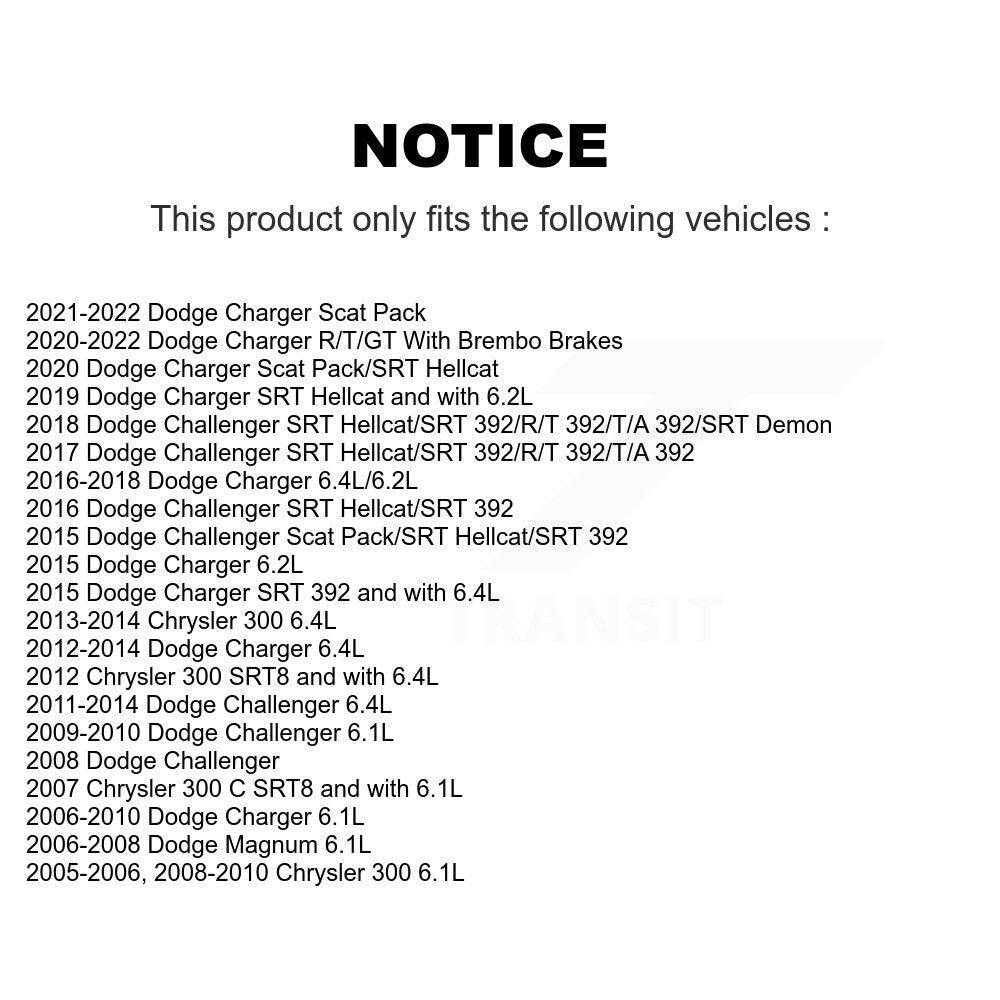 Disc Rotors and Ceramic Brake Pads Kit-KDT-102106 Kit.bestparts.ca