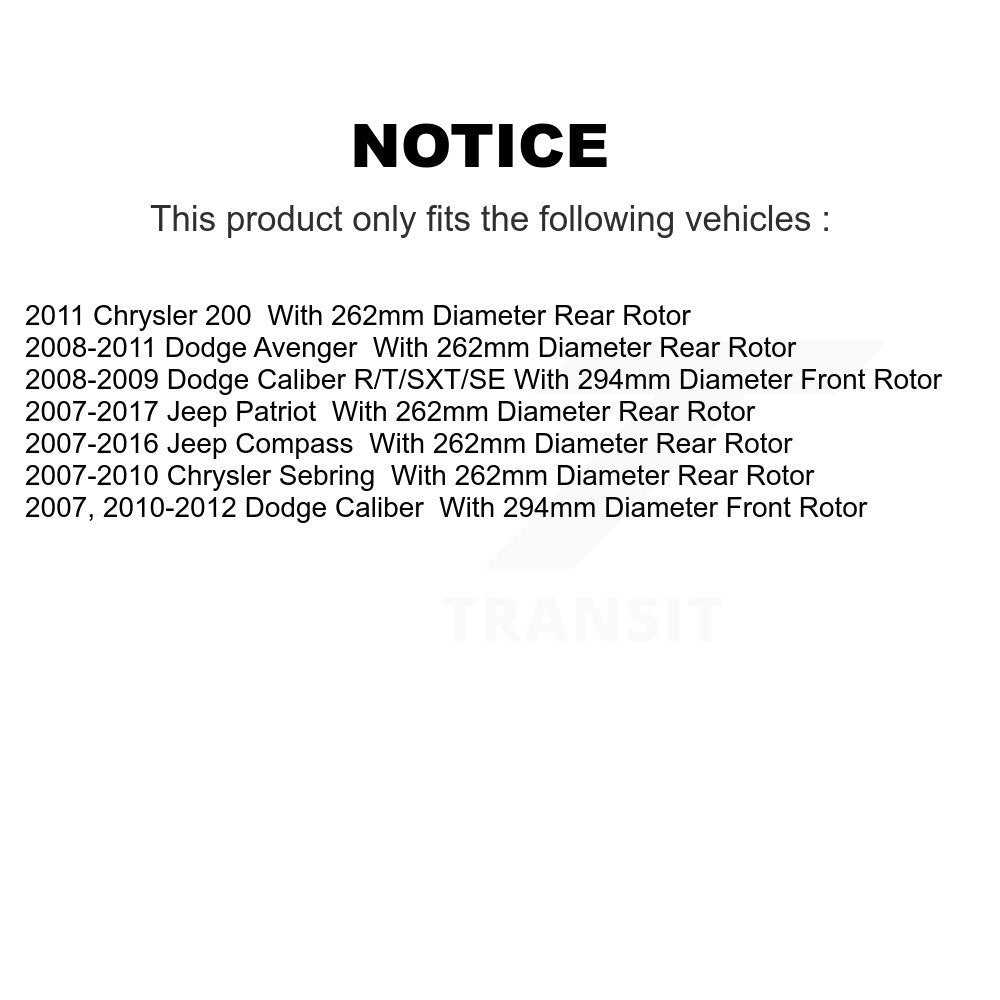 Disc Brake Rotor Kit-KG-100840 - Kit.bestparts.ca Kit.bestparts.ca