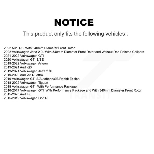 Coated Disc Rotors and Ceramic Brake Pads Kit-KGA-100151 - Kit.bestparts.ca