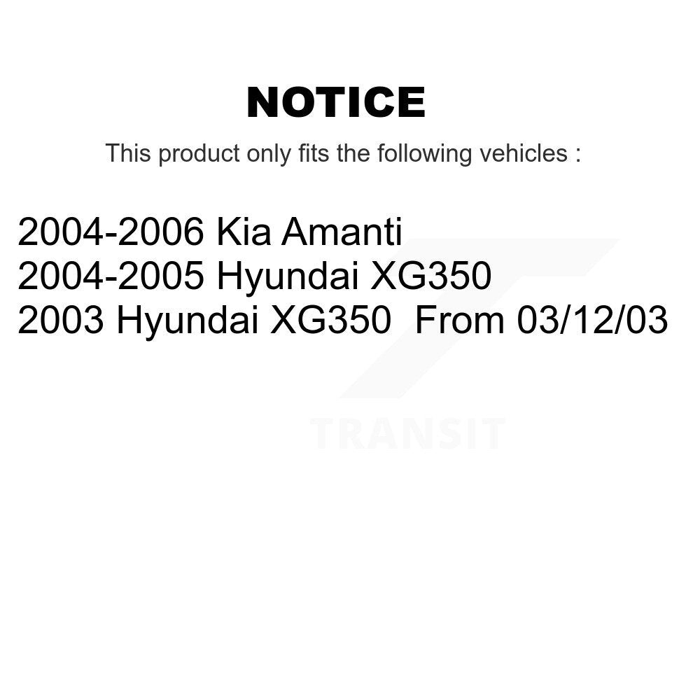 Coated Disc Rotors and Ceramic Brake Pads Kit-KGA-100855 - Kit.bestparts.ca Kit.bestparts.ca