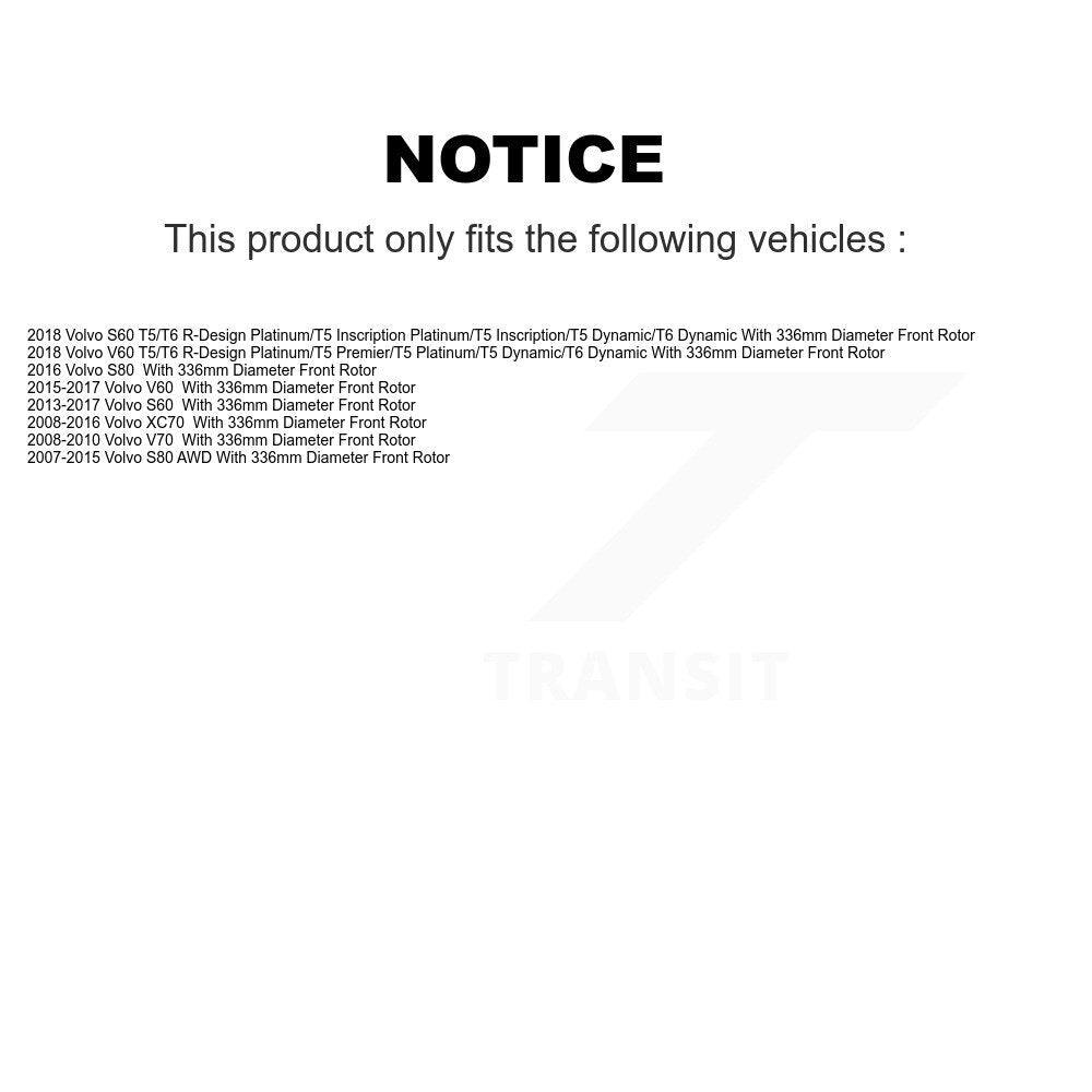 Disc Rotors and Semi-Metallic Brake Pads Kit-KGA-104617 - Kit.bestparts.ca Kit.bestparts.ca