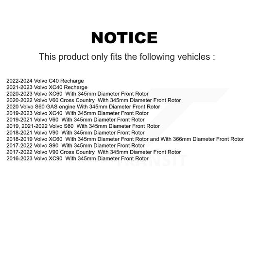 Disc Rotors and Ceramic Brake Pads Kit-KGA-104622 - Kit.bestparts.ca