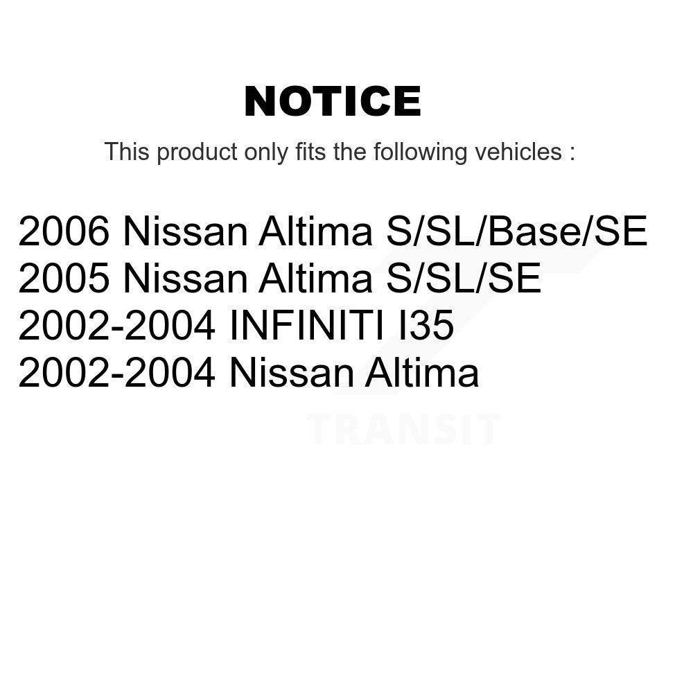 Coated Disc Rotors and Ceramic Brake Pads Kit-KGA-104642 - Kit.bestparts.ca Kit.bestparts.ca
