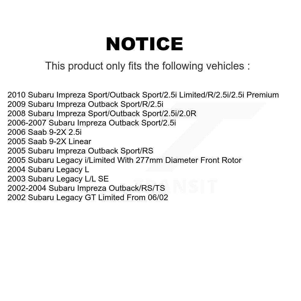 Coated Disc Rotors and Ceramic Brake Pads Kit-KGC-100134 - Kit.bestparts.ca Kit.bestparts.ca