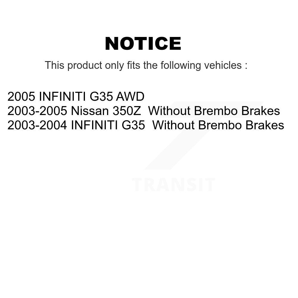 Coated Disc Rotors and Ceramic Brake Pads Kit-KGC-100273 - Kit.bestparts.ca Kit.bestparts.ca