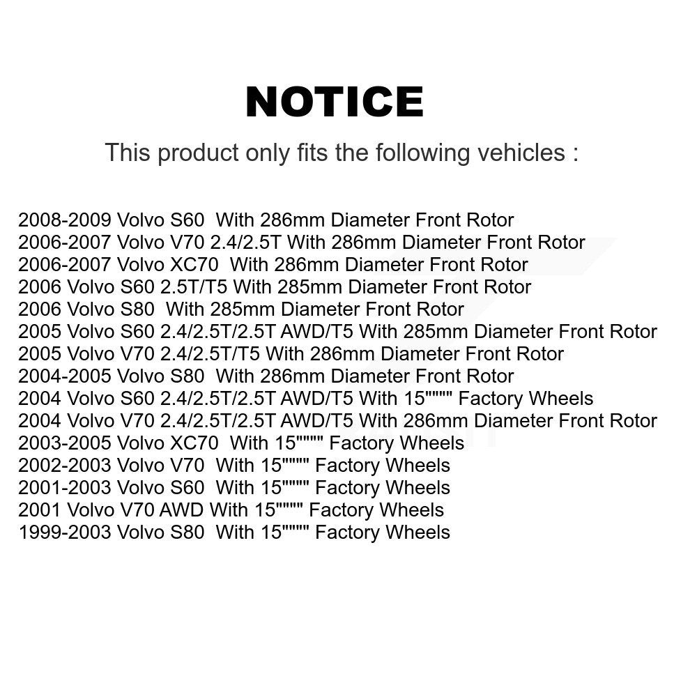 Disc Rotors and Ceramic Brake Pads Kit-KGC-101099 - Kit.bestparts.ca Kit.bestparts.ca