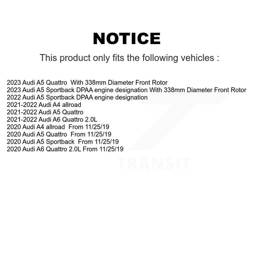 Disc Rotors and Ceramic Brake Pads Kit-KGC-102707 - Kit.bestparts.ca
