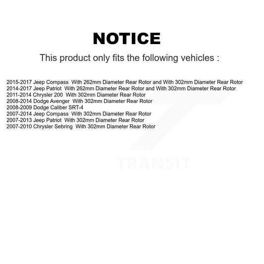 Coated Disc Rotors and Ceramic Brake Pads Kit-KGC-103447 - Kit.bestparts.ca