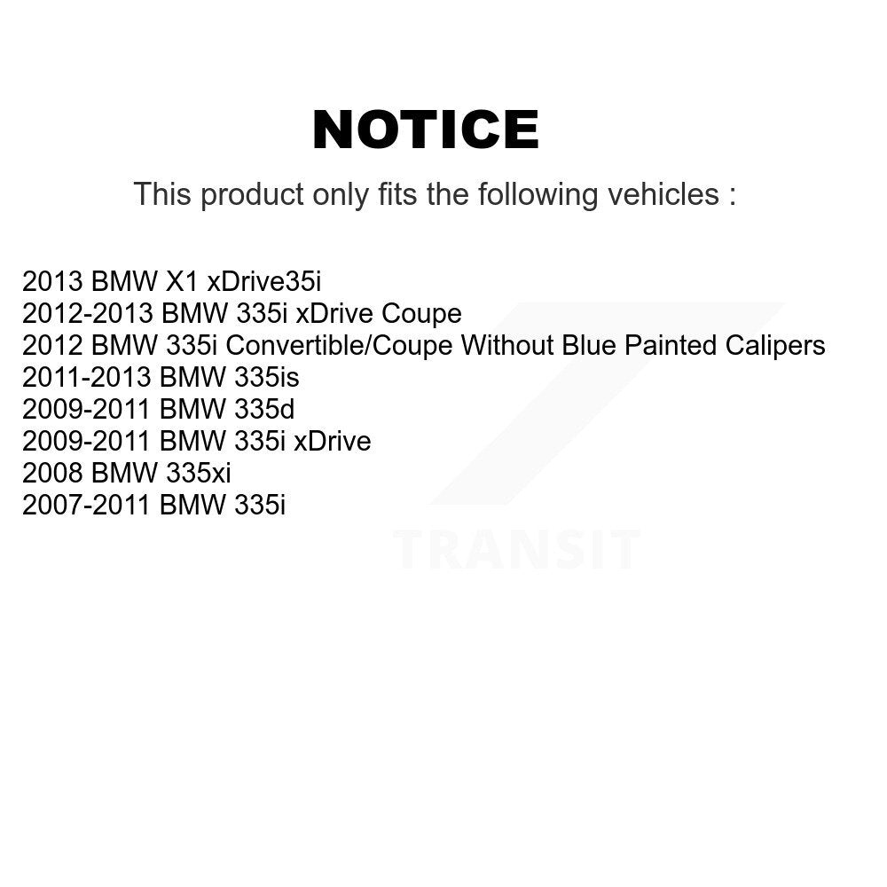Coated Disc Rotors and Semi-Metallic Brake Pads Kit-KGF-100401 - Kit.bestparts.ca Kit.bestparts.ca