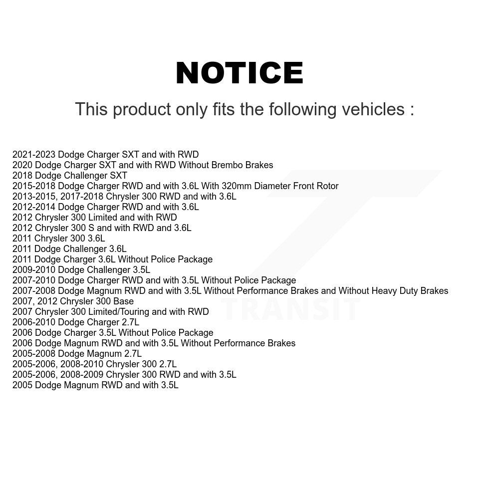 Disc Rotors and Semi-Metallic Brake Pads Kit-KGS-100690 - Kit.bestparts.ca Kit.bestparts.ca