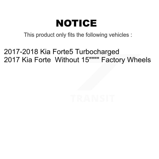 Disc Rotors and Semi-Metallic Brake Pads Kit-KGS-101956 - Kit.bestparts.ca