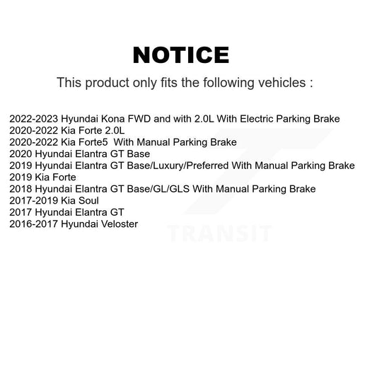 Coated Disc Rotors and Semi-Metallic Brake Pads Kit-KGS-102016 - Kit.bestparts.ca