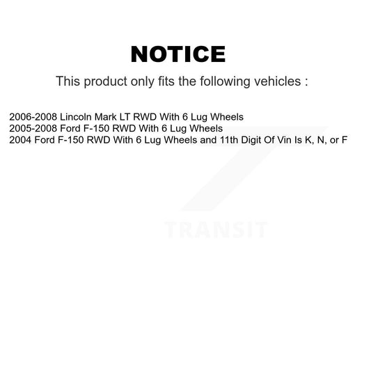 Coated Disc Rotors and Semi-Metallic Brake Pads Kit-KGS-102072 - Kit.bestparts.ca