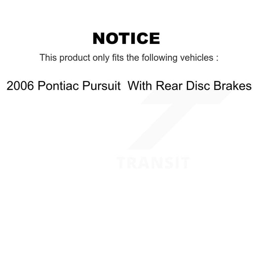 Coated Disc Rotors and Semi-Metallic Brake Pads Kit-KGS-102231 - Kit.bestparts.ca