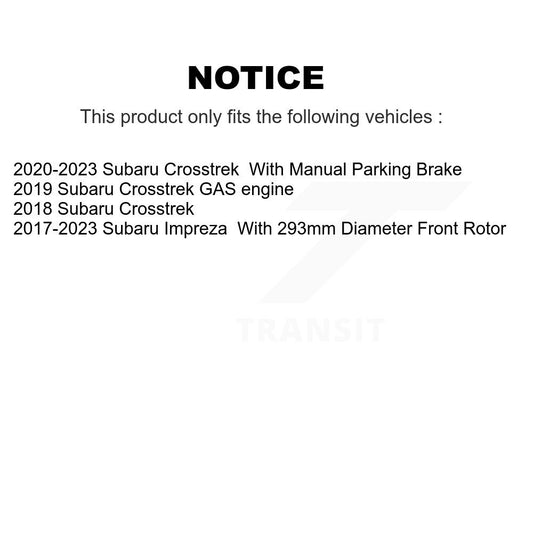 Disc Rotors and Semi-Metallic Brake Pads Kit-KGS-102562 - Kit.bestparts.ca