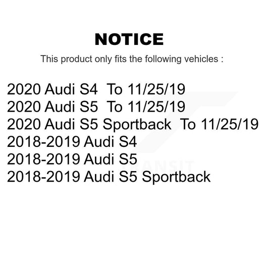 Coated Disc Rotors and Semi-Metallic Brake Pads Kit-KGS-102568 - Kit.bestparts.ca