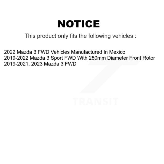 Disc Rotors and Semi-Metallic Brake Pads Kit-KGS-102674 - Kit.bestparts.ca