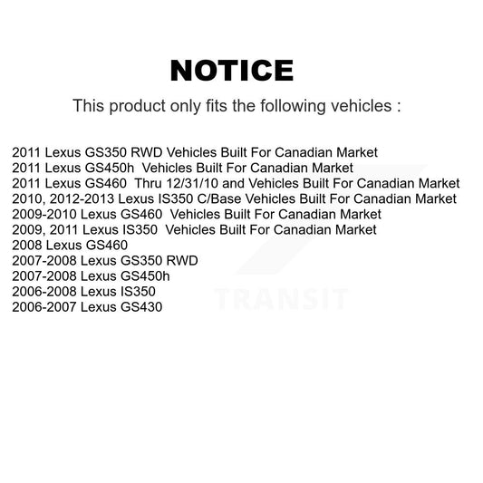 Disc Rotors and Semi-Metallic Brake Pads Kit-KGS-102756 - Kit.bestparts.ca