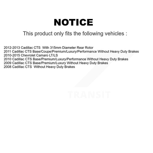 Coated Disc Rotors and Semi-Metallic Brake Pads Kit-KGS-102970 - Kit.bestparts.ca