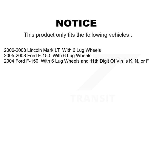 Coated Disc Rotors and Semi-Metallic Brake Pads Kit-KGS-103076 - Kit.bestparts.ca