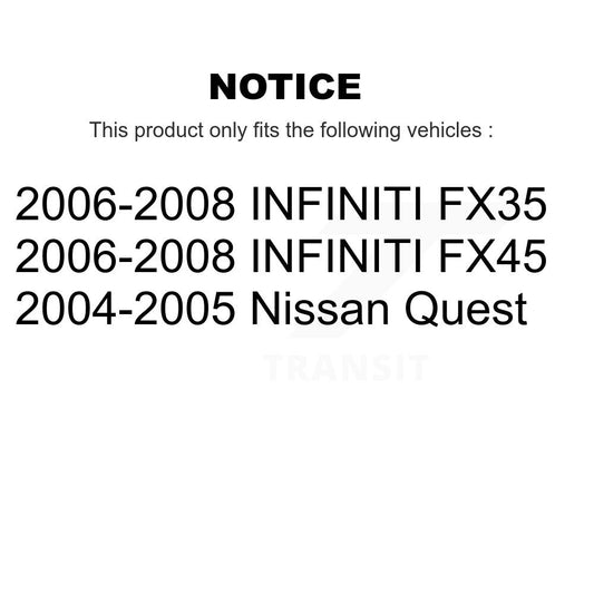 Coated Disc Rotors and Semi-Metallic Brake Pads Kit-KGS-103186 - Kit.bestparts.ca