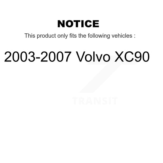 Coated Disc Rotors and Semi-Metallic Brake Pads Kit-KGS-103190 - Kit.bestparts.ca