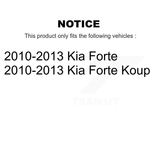 Coated Disc Rotors and Semi-Metallic Brake Pads Kit-KGS-103247 - Kit.bestparts.ca
