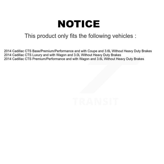coated disc rotors and semi metallic brake pads-kgs-103264 - Kit.bestparts.ca