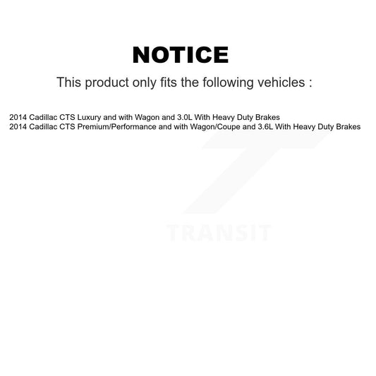 disc rotors and semi metallic brake pads-kgs-103265 - Kit.bestparts.ca