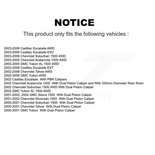 Coated Disc Rotors and Semi-Metallic Brake Pads Kit-KGS-103286 - Kit.bestparts.ca