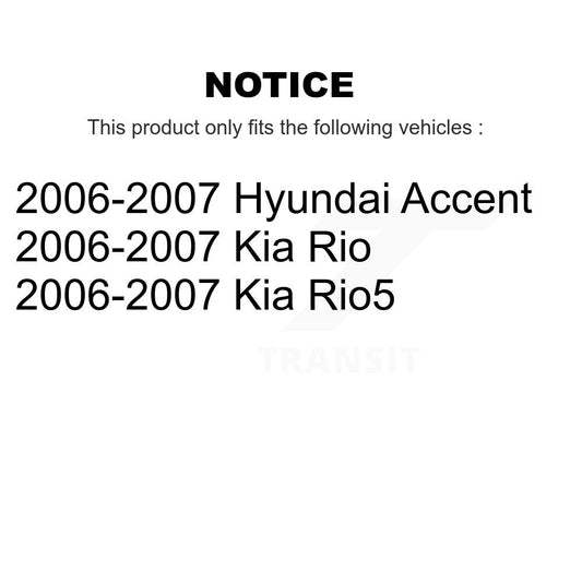 Coated Disc Rotors and Semi-Metallic Brake Pads Kit-KGS-103426 - Kit.bestparts.ca