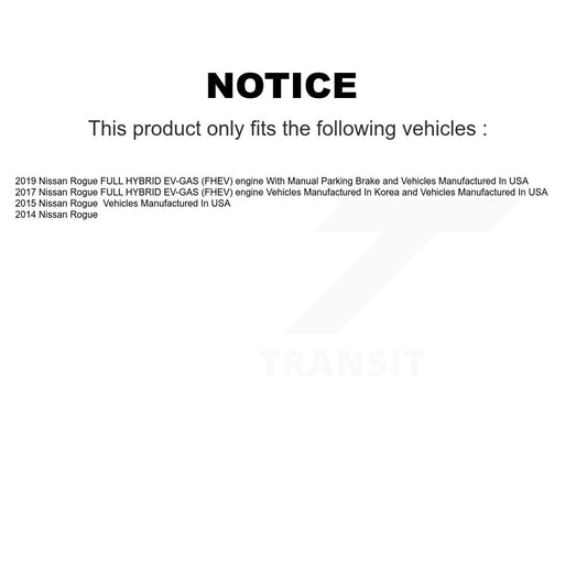 coated disc rotors and semi metallic brake pads-kgs-103544 - Kit.bestparts.ca