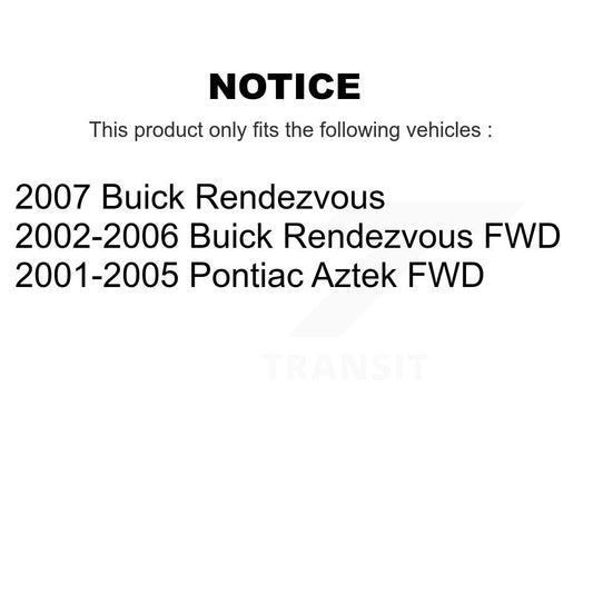 Coated Disc Rotors and Ceramic Brake Pads Kit-KGT-100015 - Kit.bestparts.ca