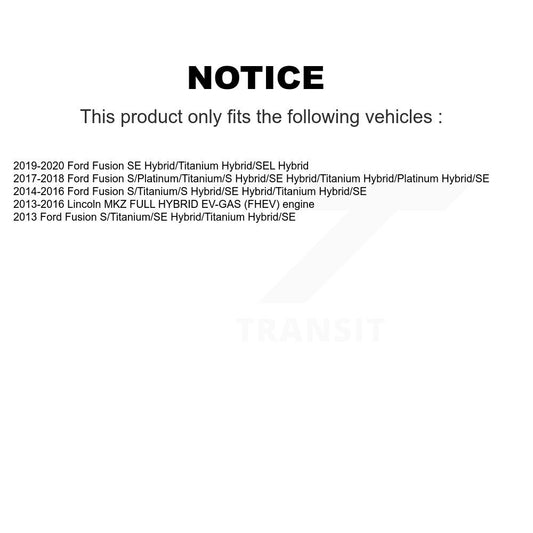 Coated Disc Rotors and Ceramic Brake Pads Kit-KGT-100127 - Kit.bestparts.ca